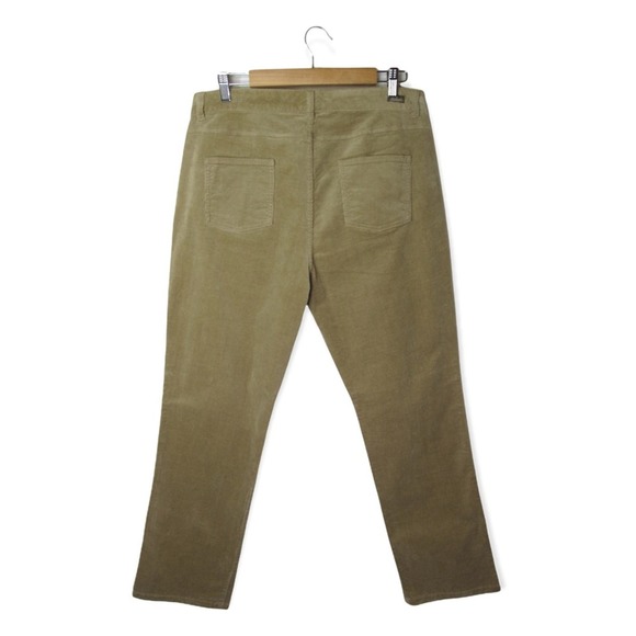 Woolrich Corduroy Strait Leg Pants Size 14 Tan Khaki Cotton Spandex Blend NWT - Picture 6 of 12